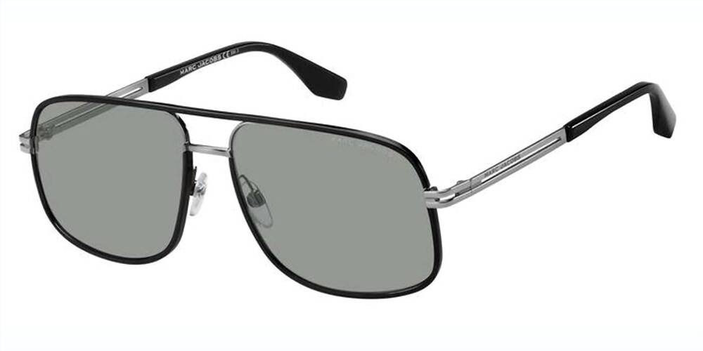 NEW MARC JACOBS men's 470/s ruthenium 085k qt sunglasses in black